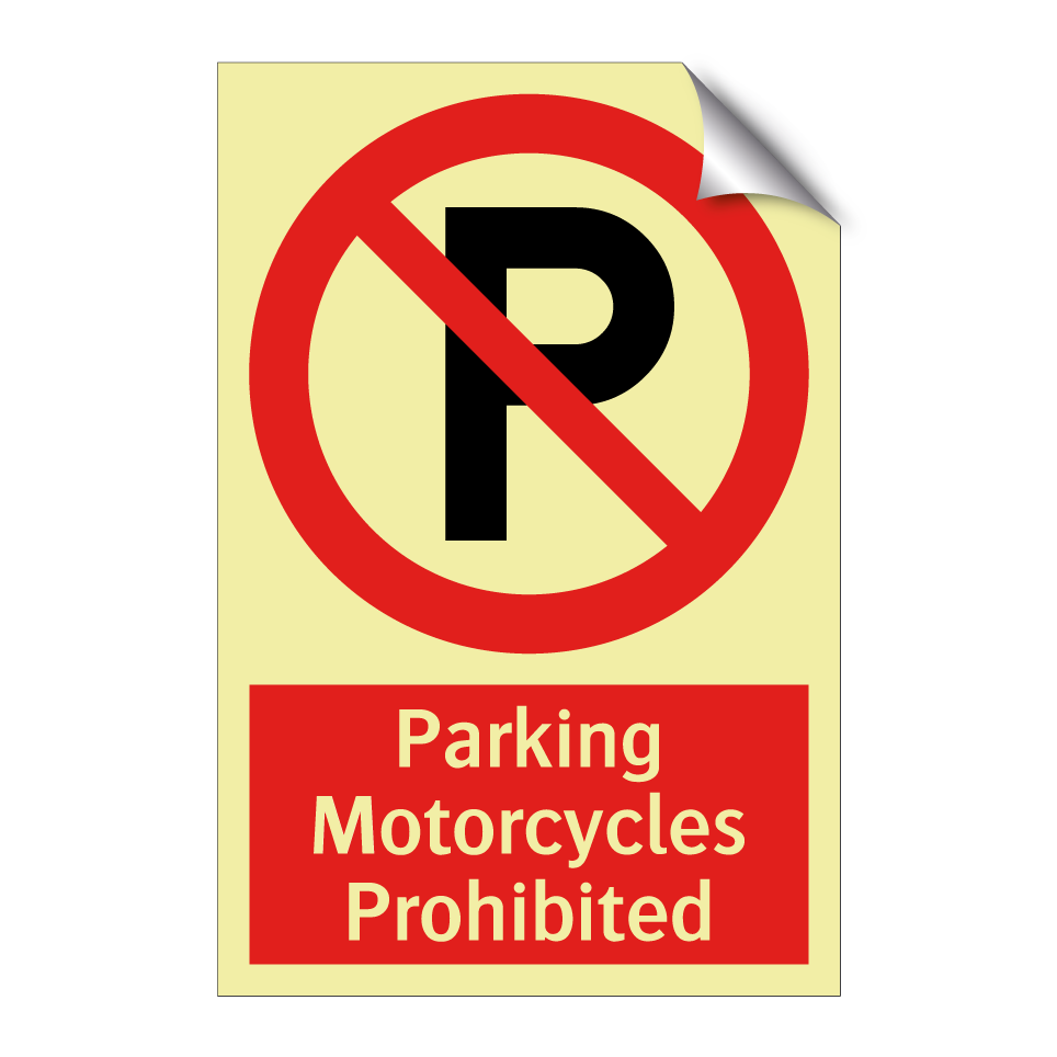 Parking Motorcycles Prohibited