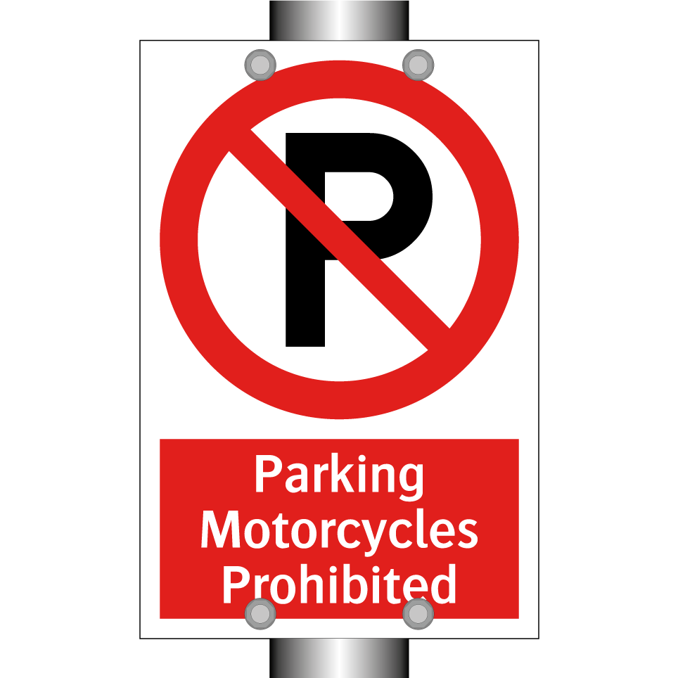 Parking Motorcycles Prohibited