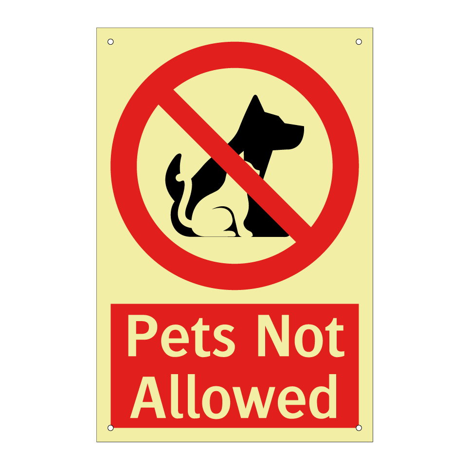 Pets Not Allowed