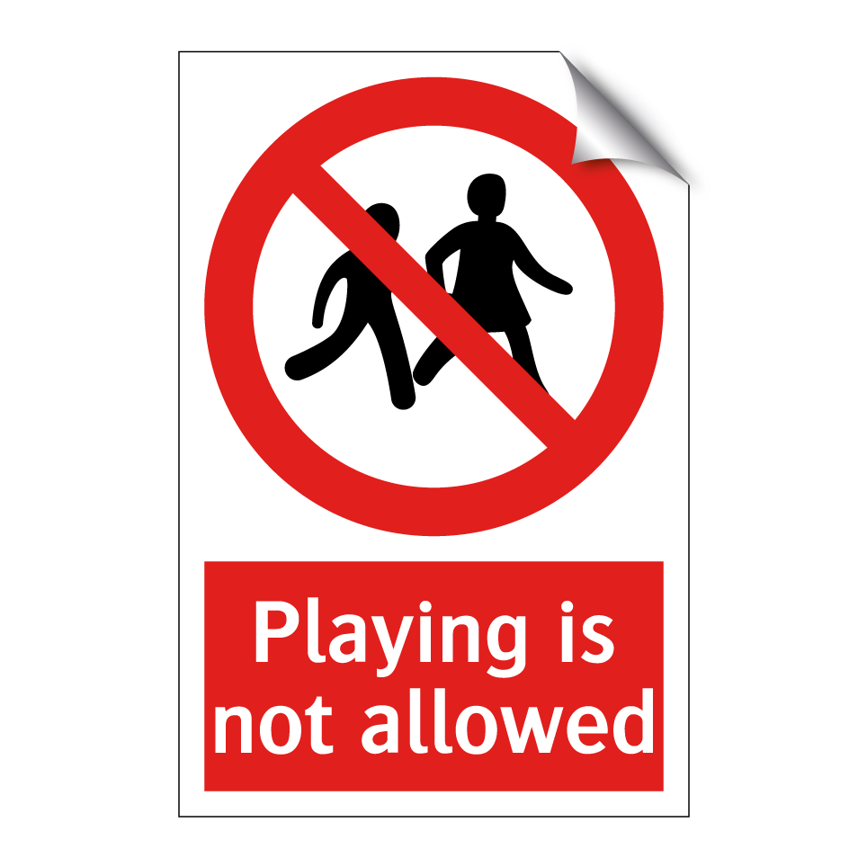 Playing is not allowed