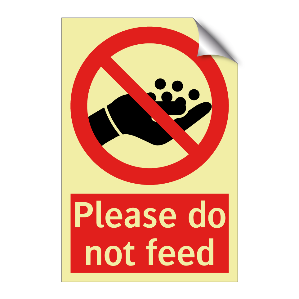 Please do not feed