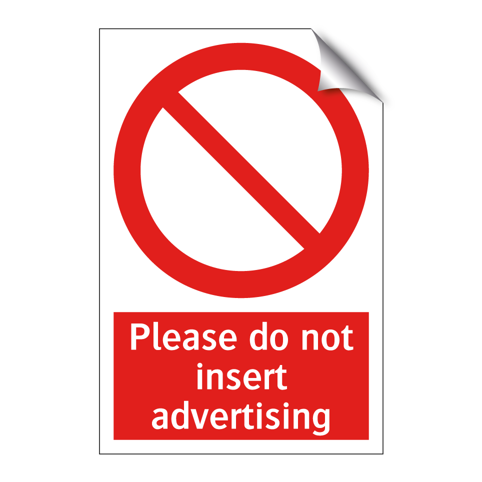 Please do not insert advertising