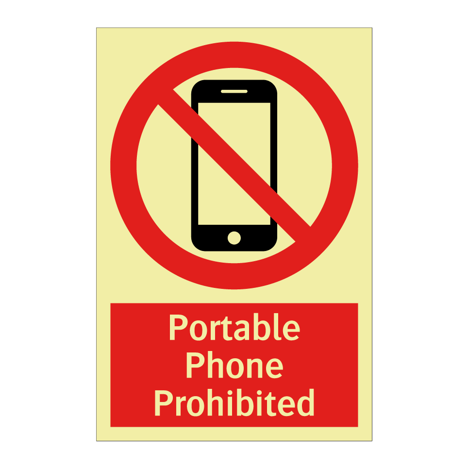 Portable Phone Prohibited