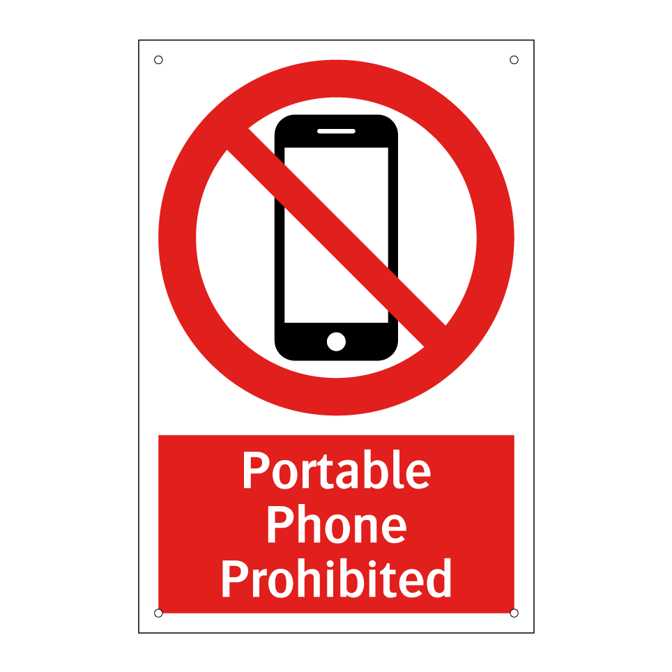 Portable Phone Prohibited