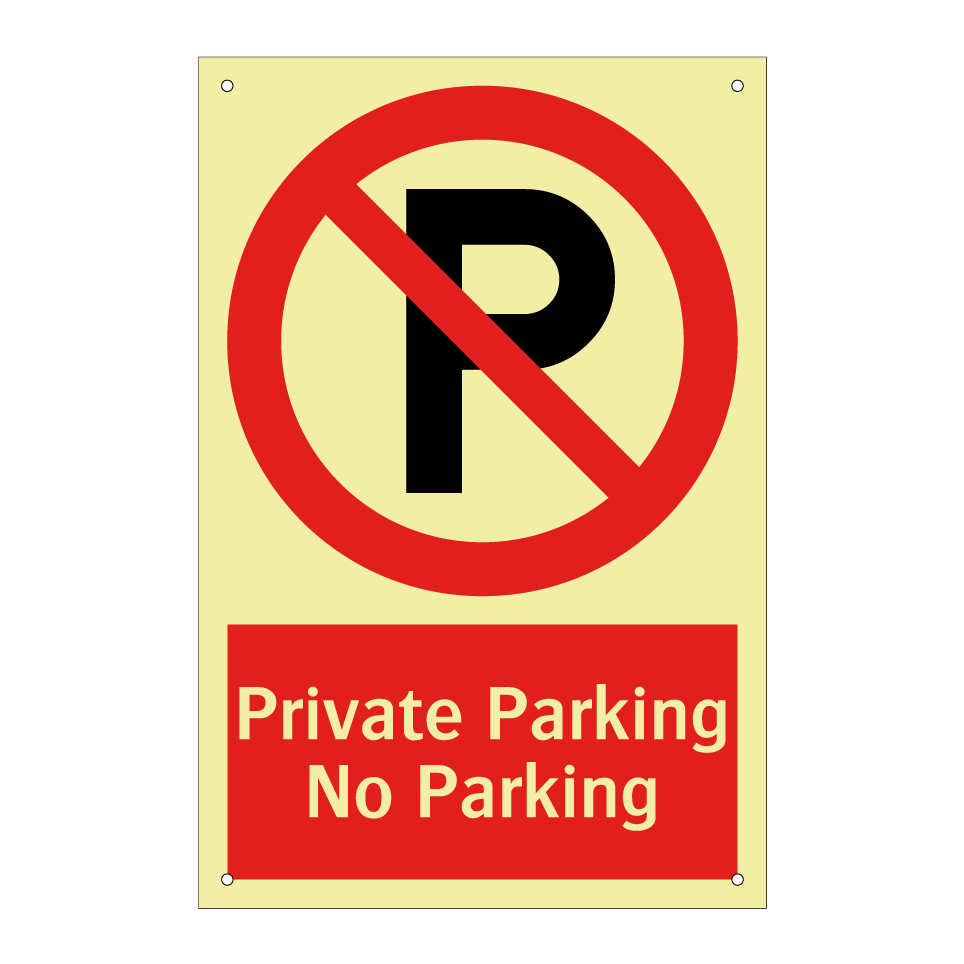 Private Parking No Parking