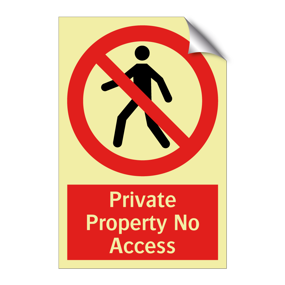 Private Property No Access