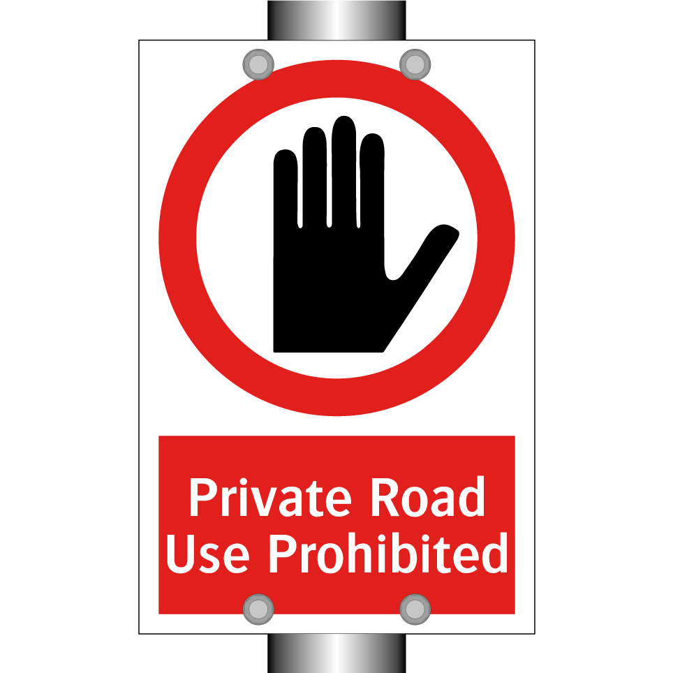 Private Road Use Prohibited