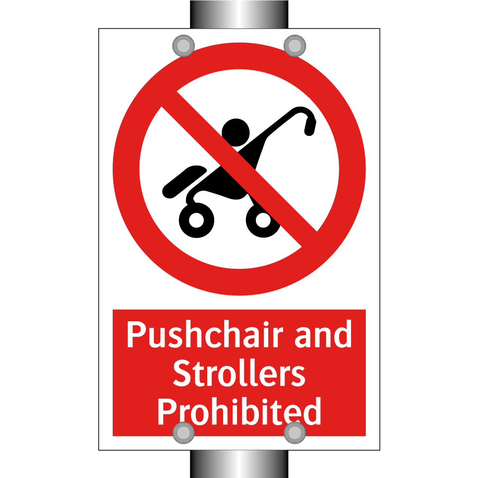 Pushchair and Strollers Prohibited