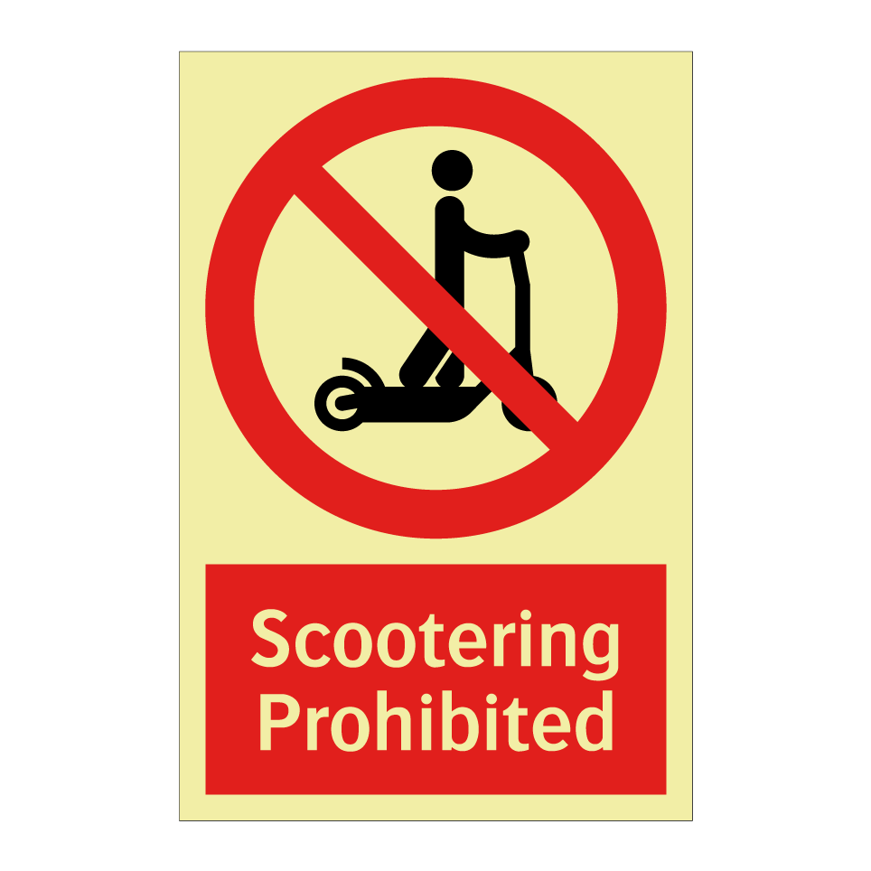 Scootering Prohibited