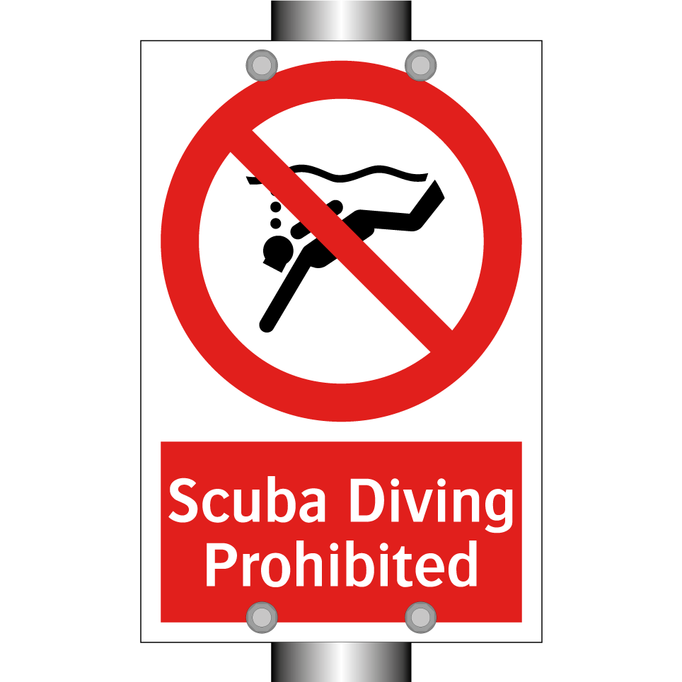Scuba Diving Prohibited