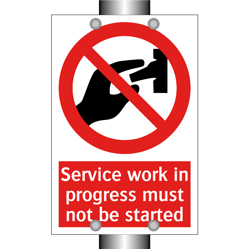 Service work in progress must not be started