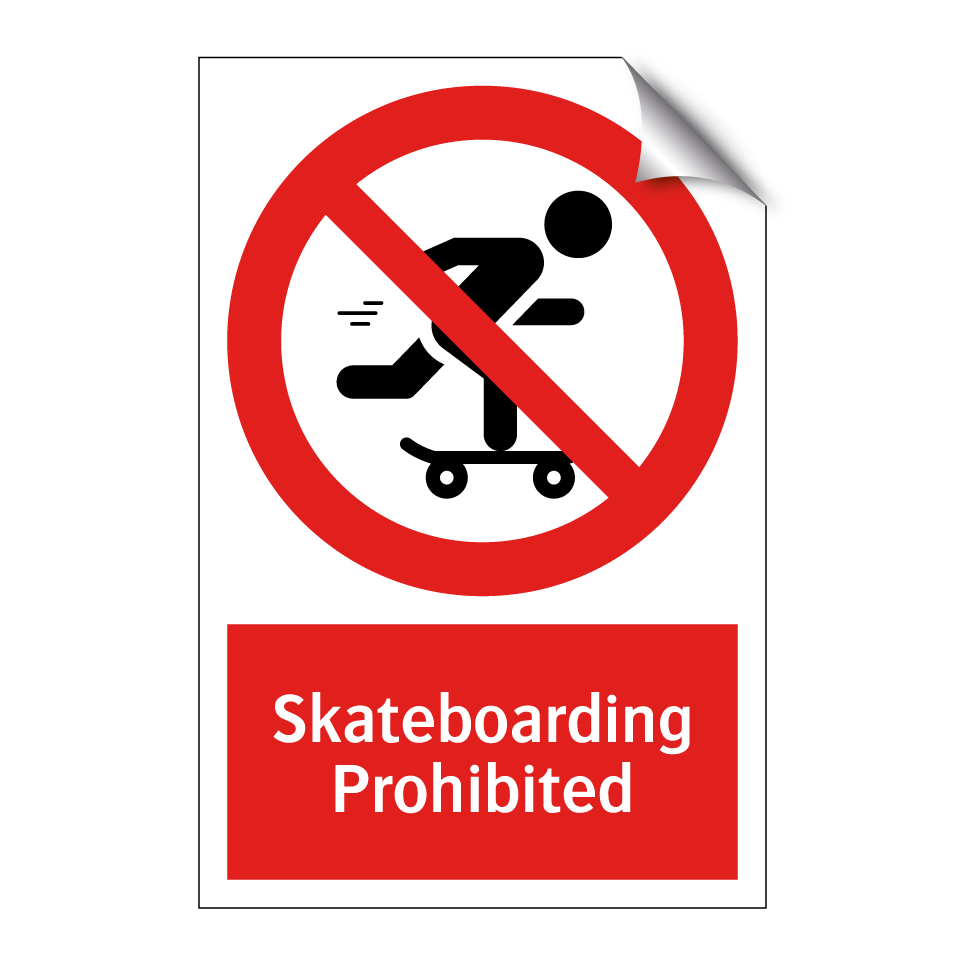 Skateboarding Prohibited