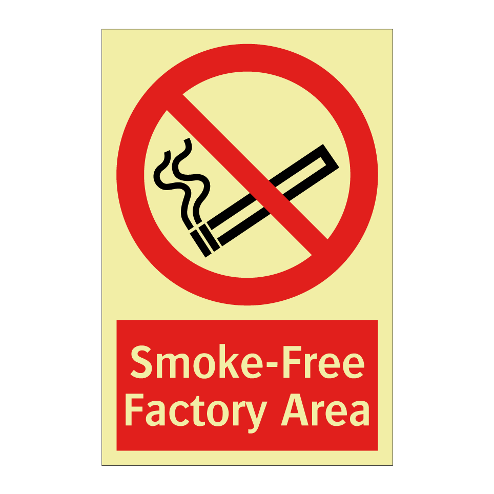 Smoke-Free Factory Area