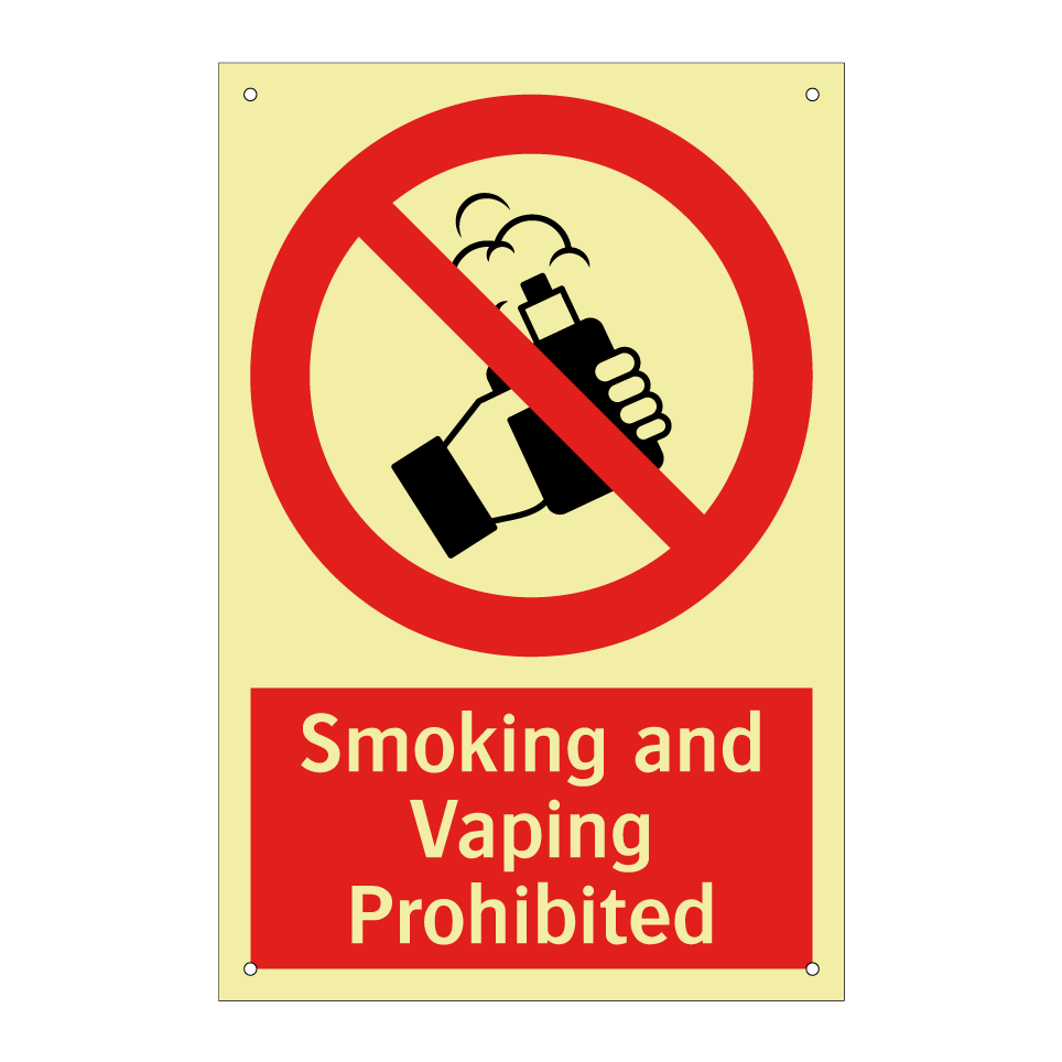 Smoking and Vaping Prohibited