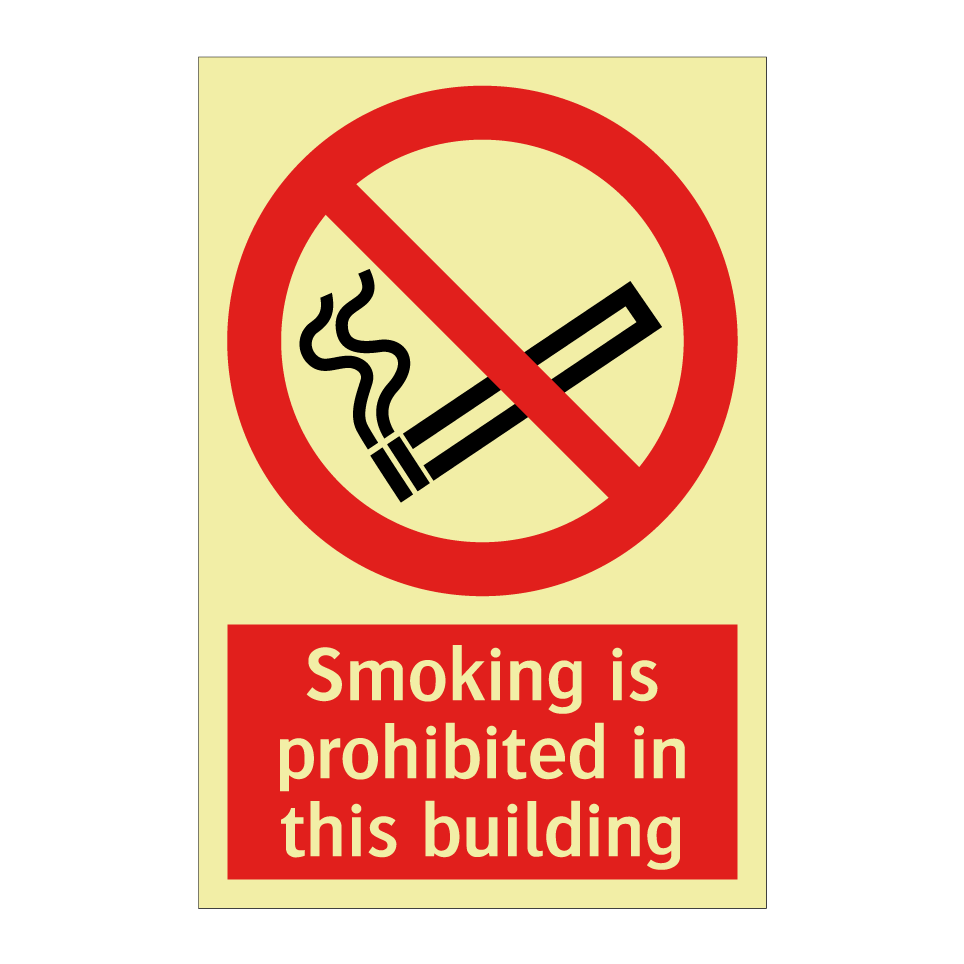 Smoking is prohibited in this building