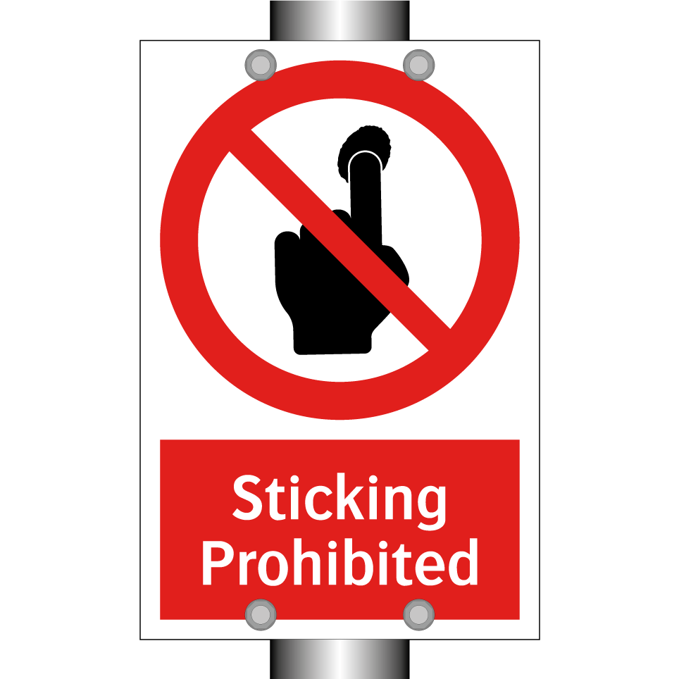 Sticking Prohibited