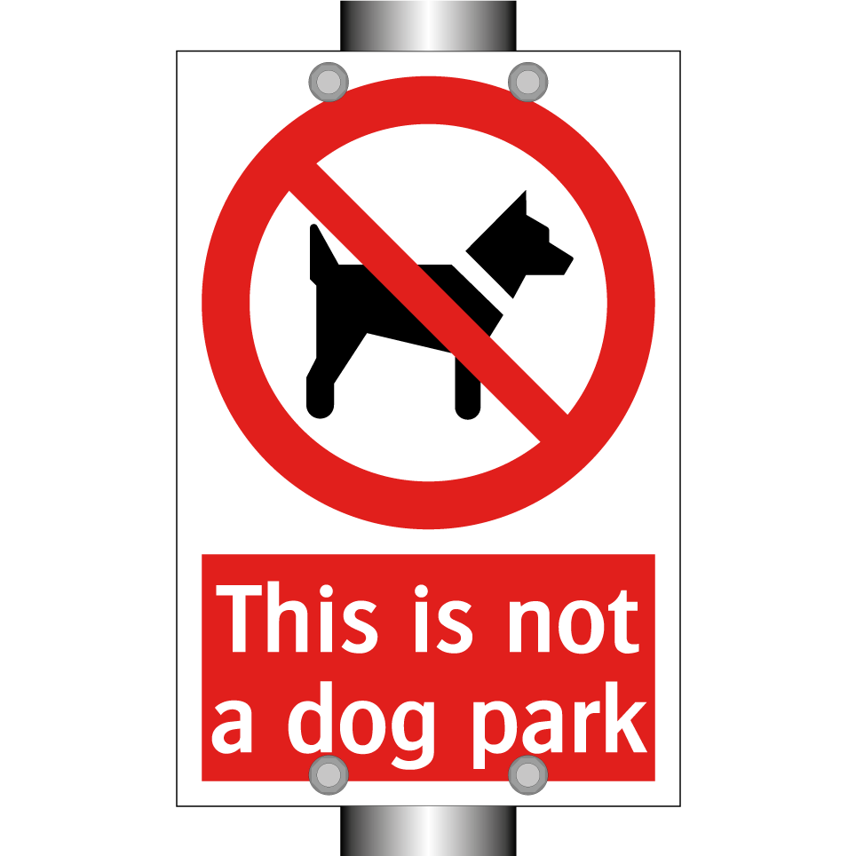 This is not a dog park