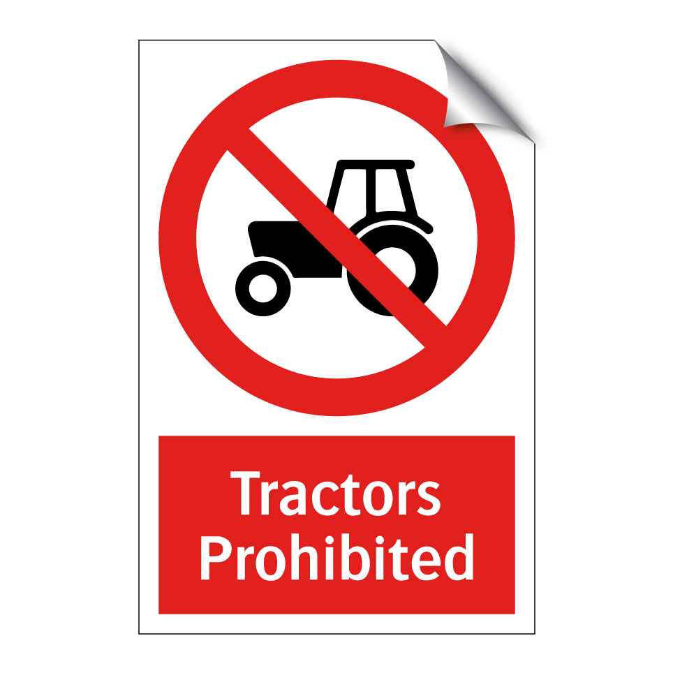 Tractors Prohibited