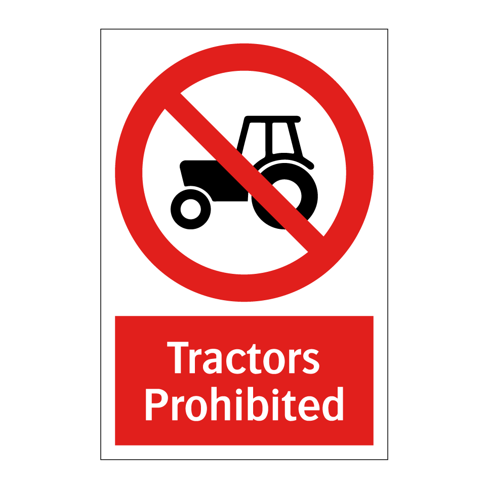 Tractors Prohibited