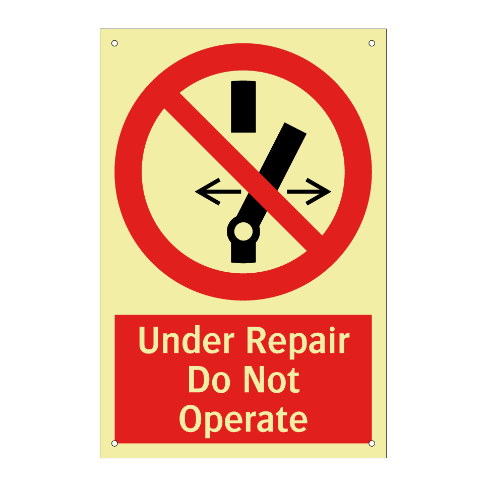 Under Repair Do Not Operate