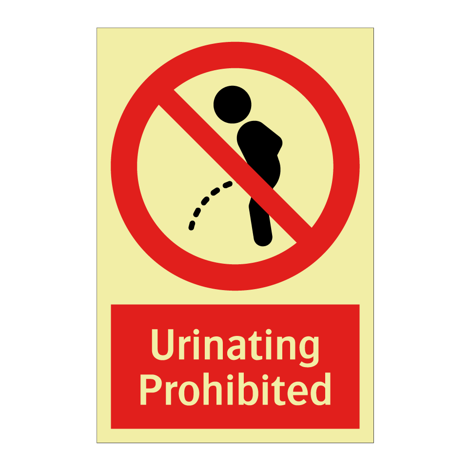 Urinating Prohibited