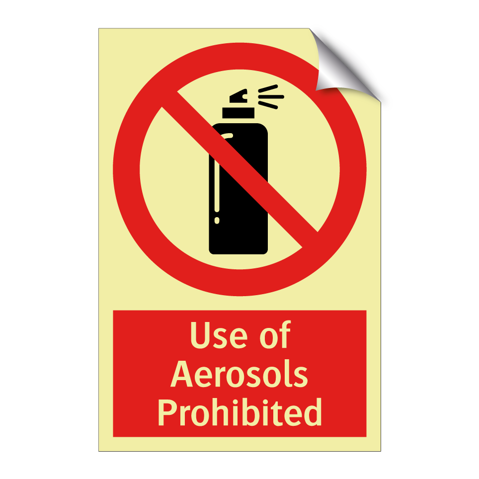 Use of Aerosols Prohibited