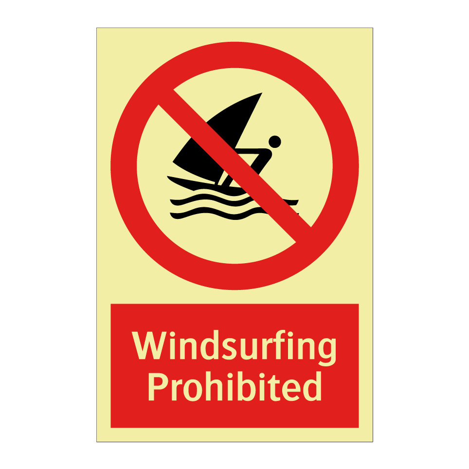 Windsurfing Prohibited