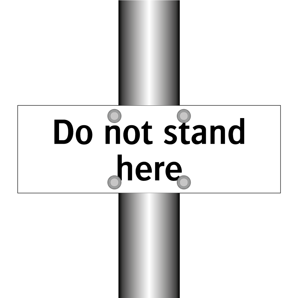 Do not stand here