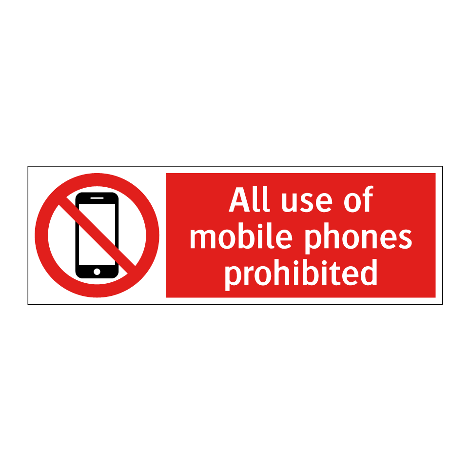 All use of mobile phones prohibited