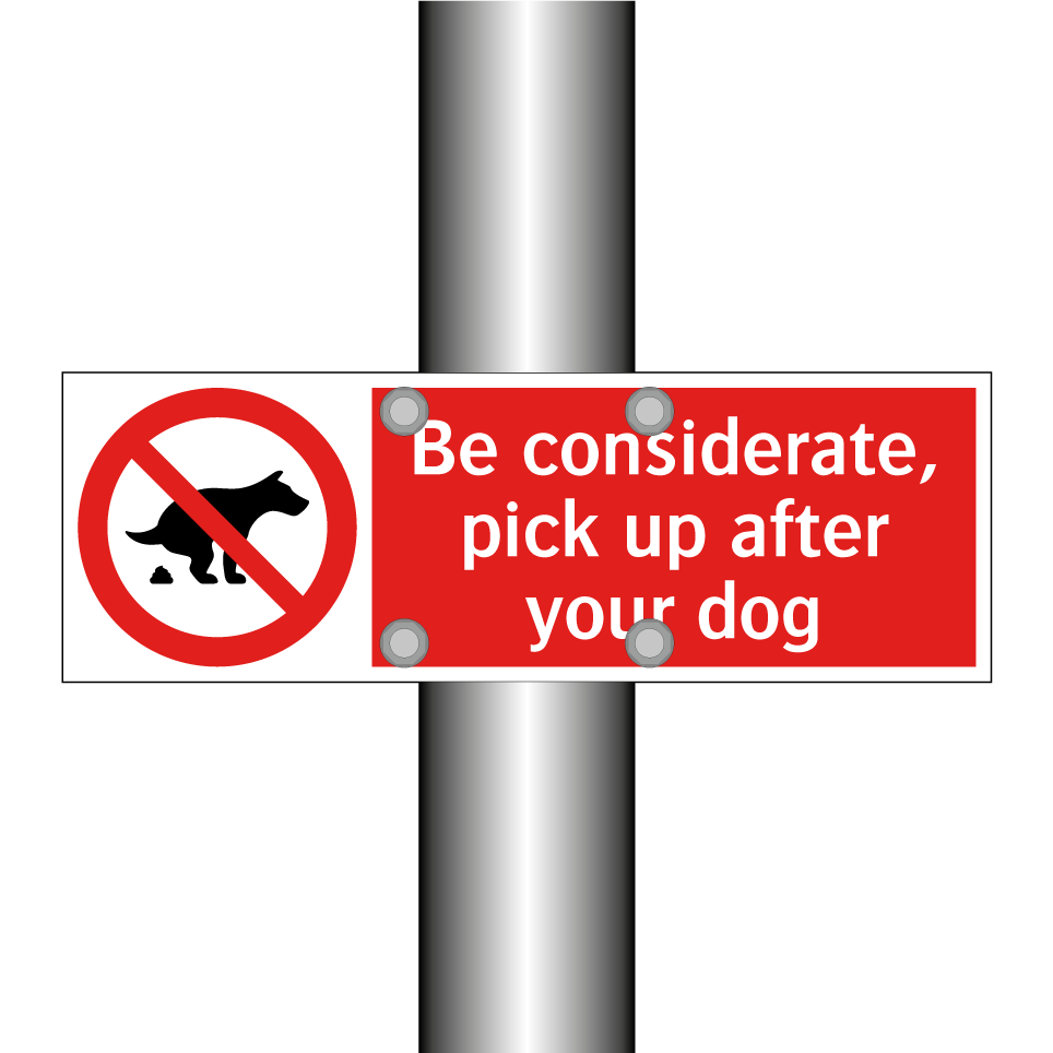 Be considerate, pick up after your dog