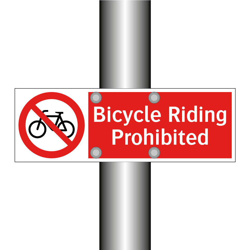 Bicycle Riding Prohibited