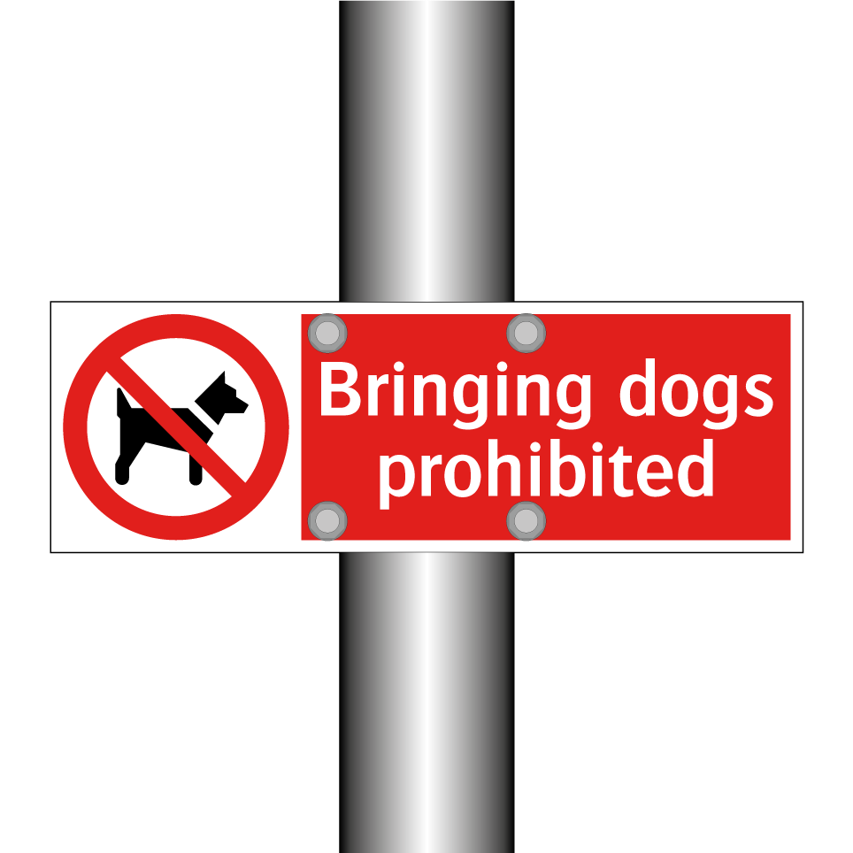 Bringing dogs prohibited