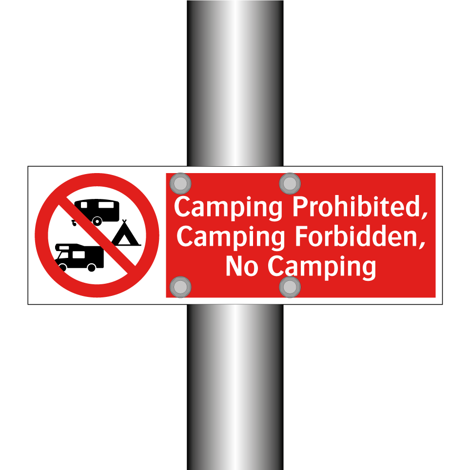 Camping Prohibited, Camping Forbidden, No Camping
