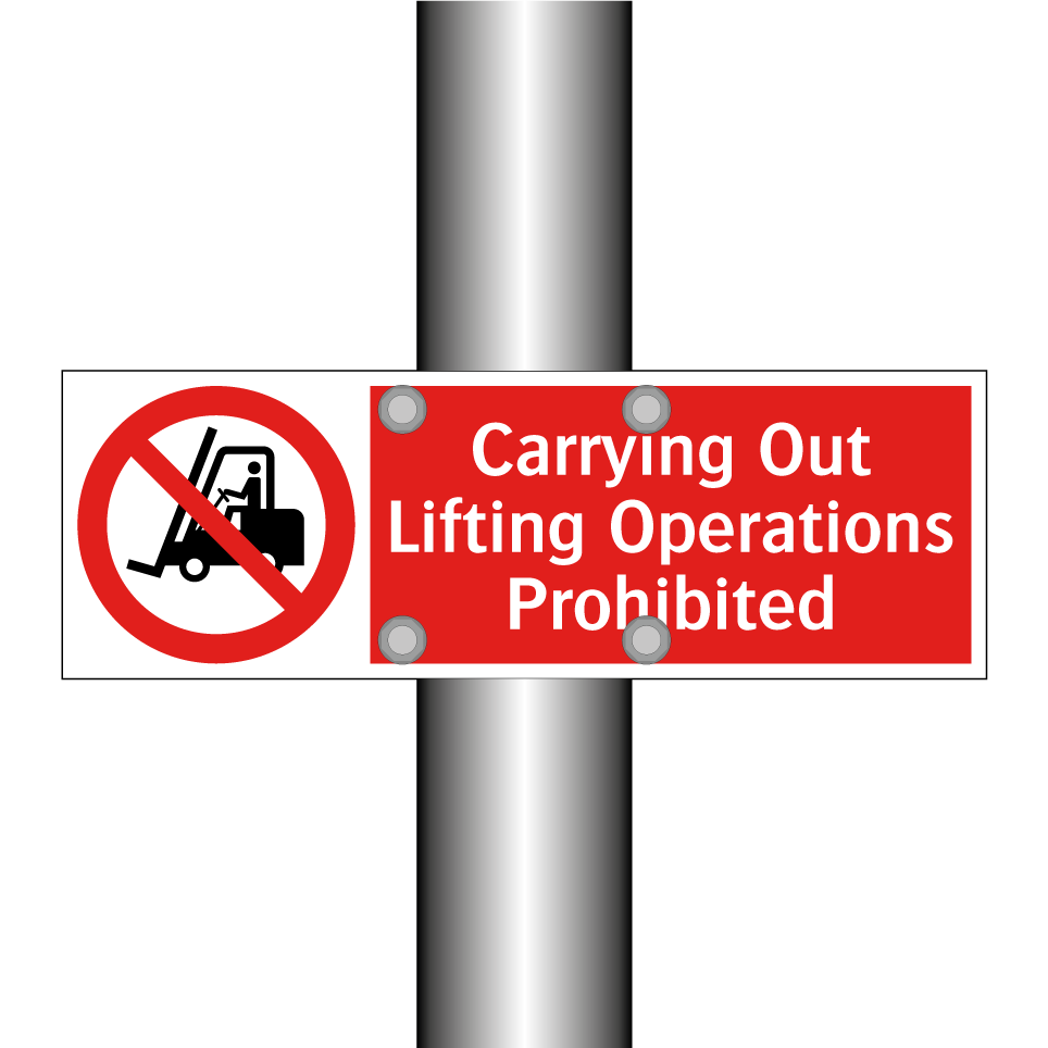 Carrying Out Lifting Operations Prohibited
