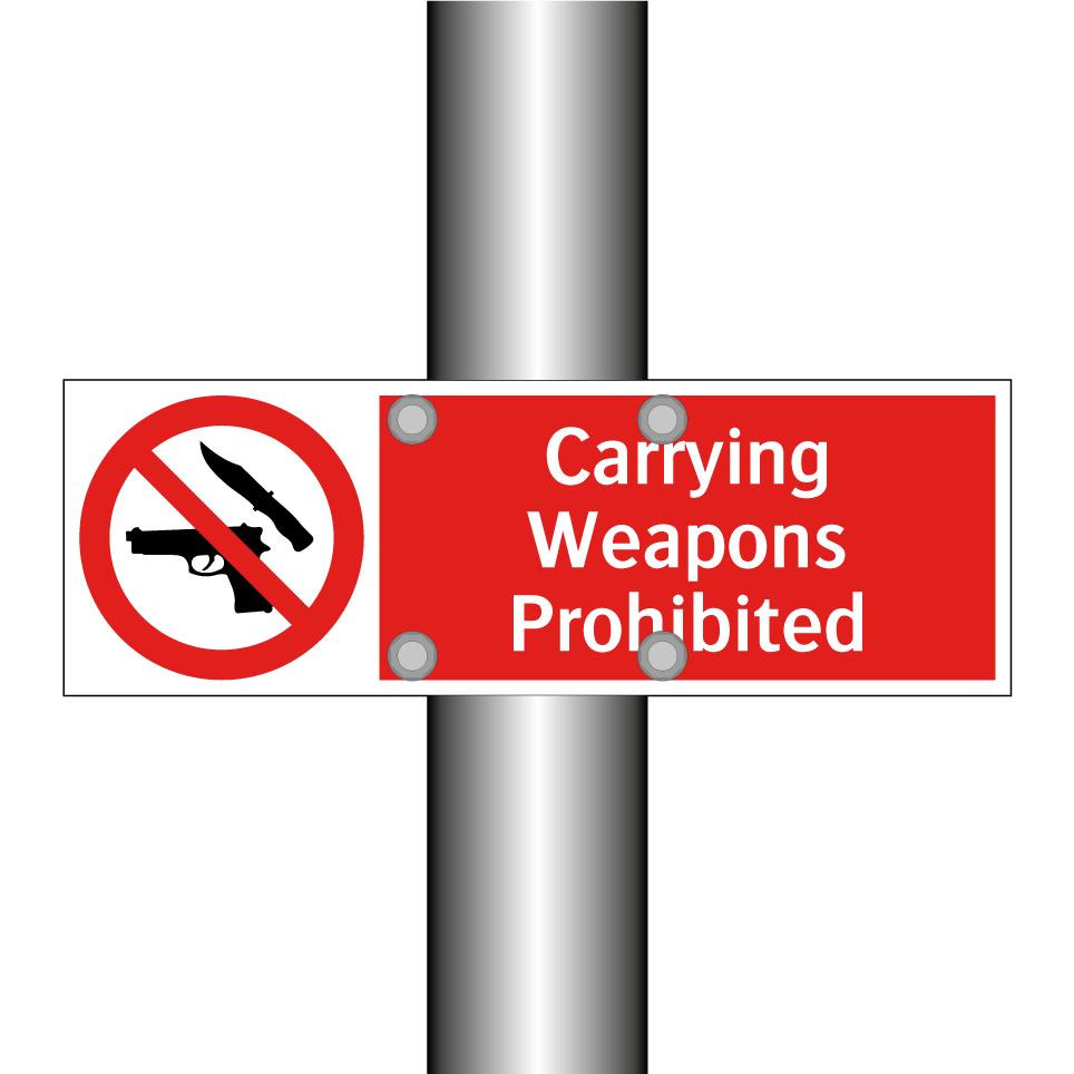Carrying Weapons Prohibited