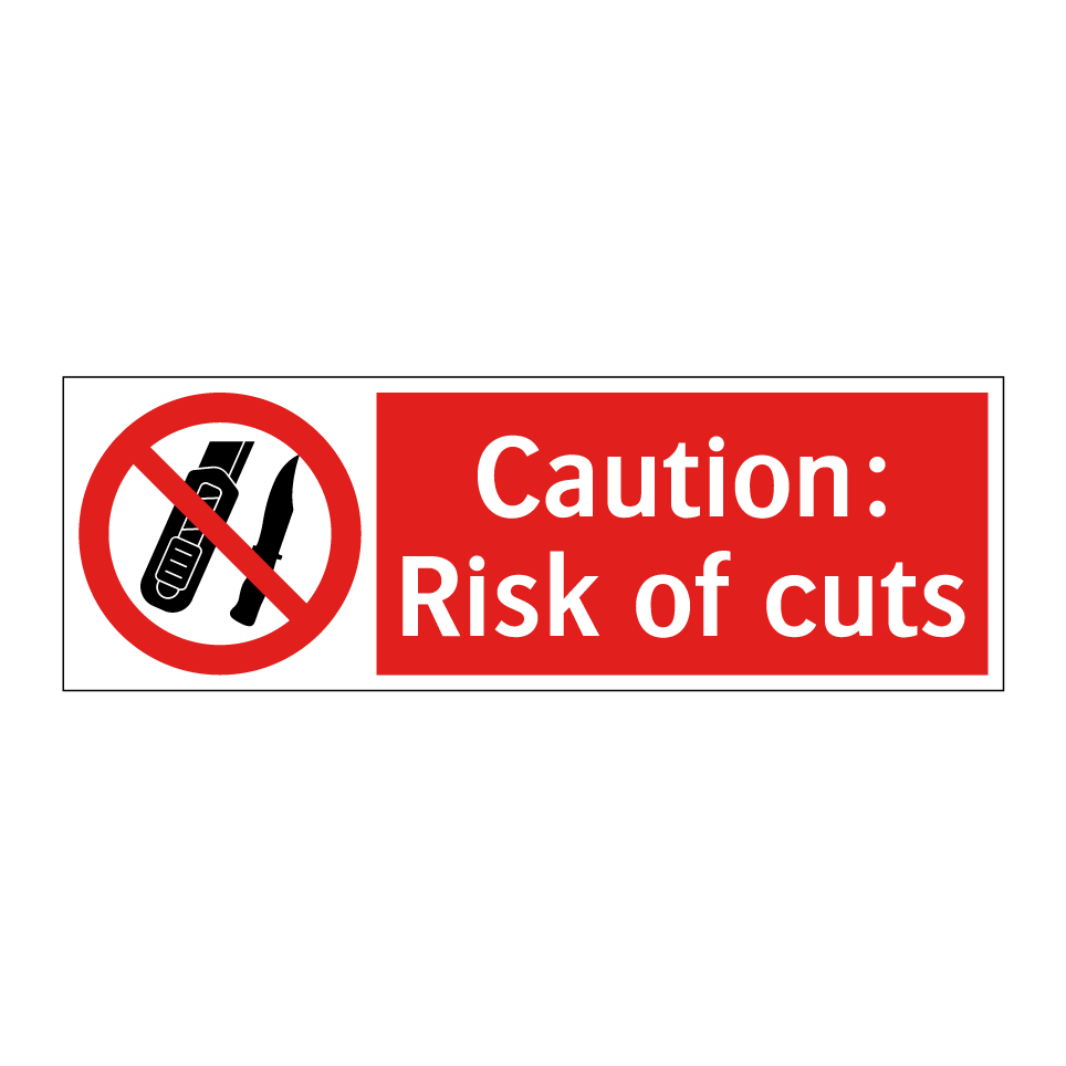 Caution: Risk of cuts