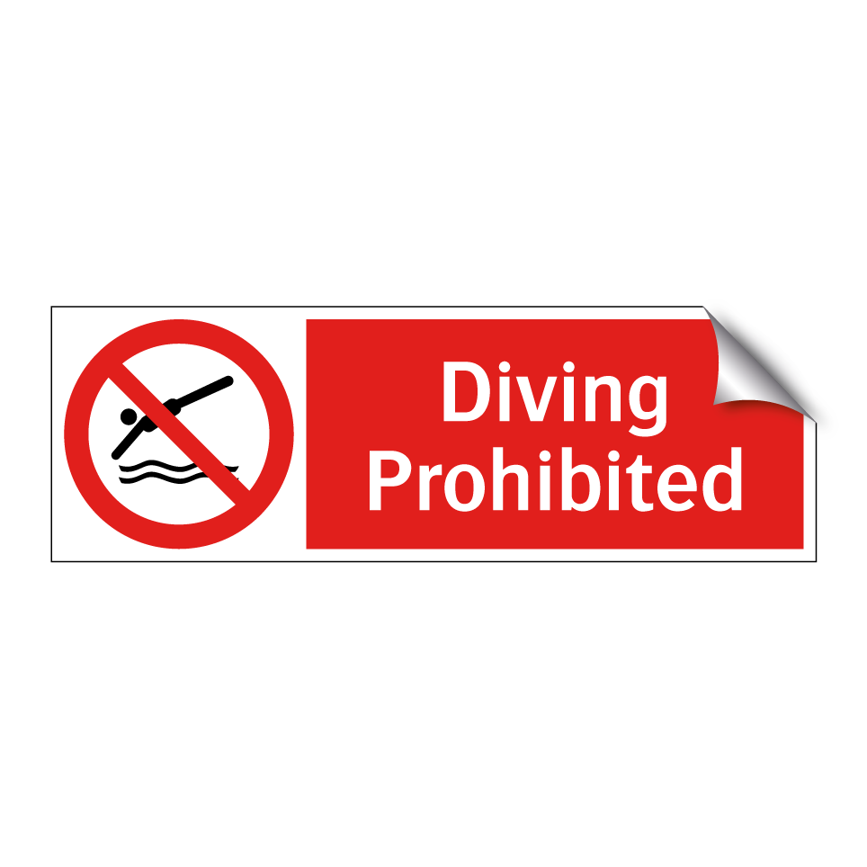 Diving Prohibited