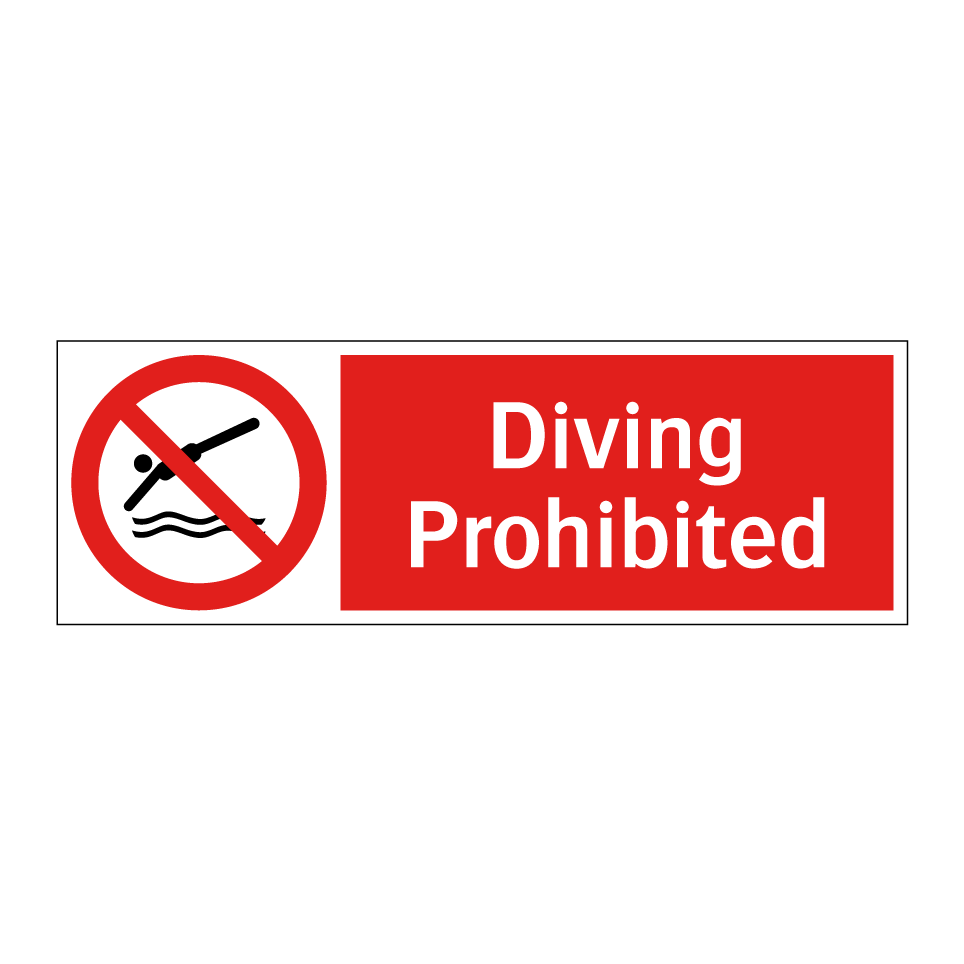 Diving Prohibited
