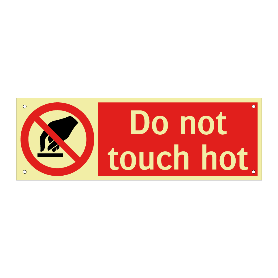 Do not touch hot