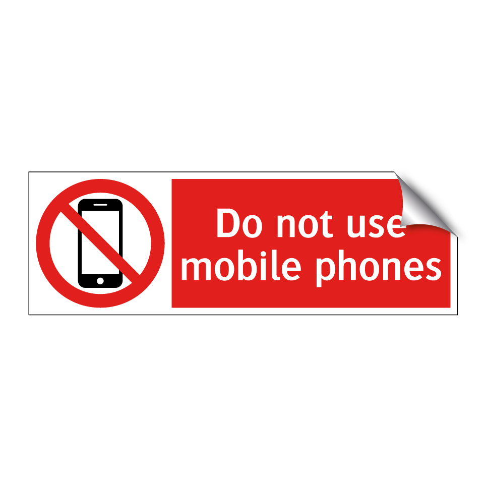 Do not use mobile phones