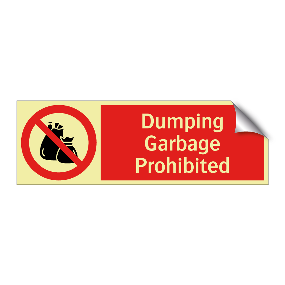 Dumping Garbage Prohibited