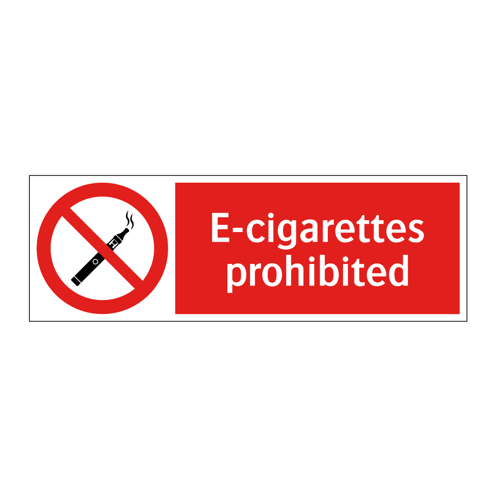E-cigarettes prohibited