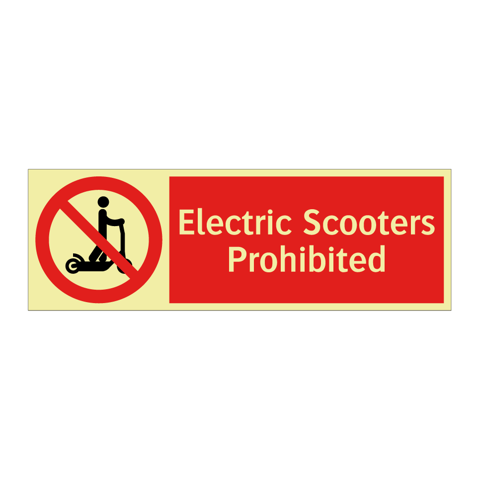 Electric Scooters Prohibited