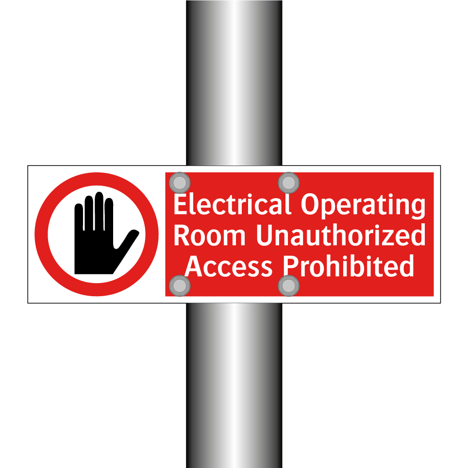 Electrical Operating Room Unauthorized Access Prohibited