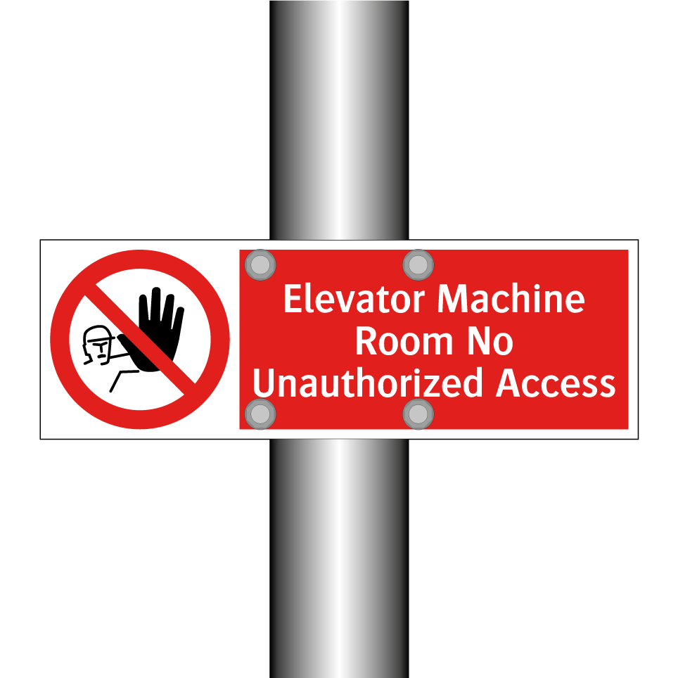 Elevator Machine Room No Unauthorized Access