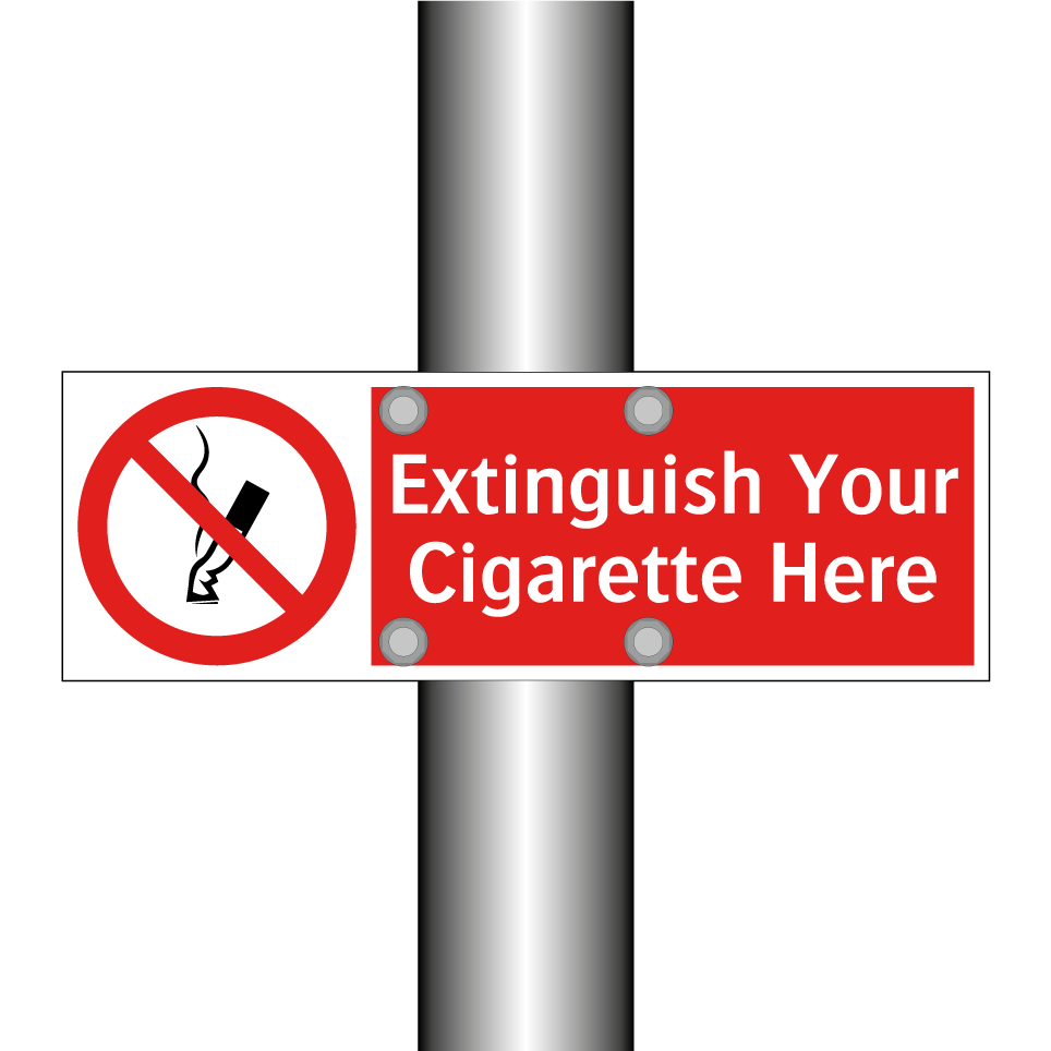 Extinguish Your Cigarette Here