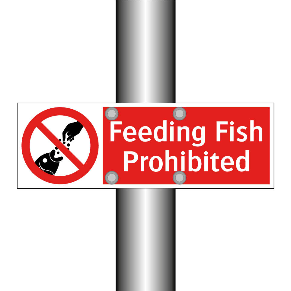 Feeding Fish Prohibited