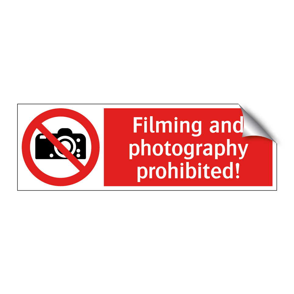 Filming and photography prohibited!
