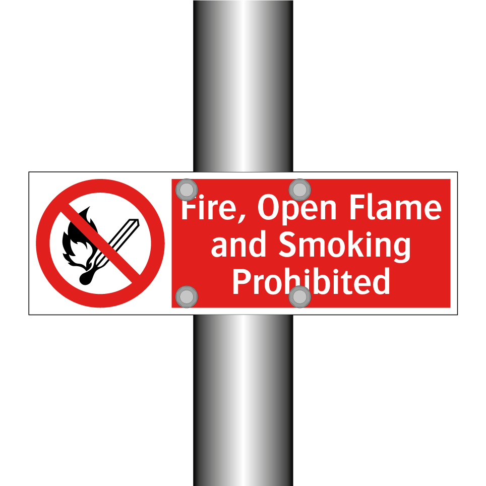 Fire, Open Flame and Smoking Prohibited