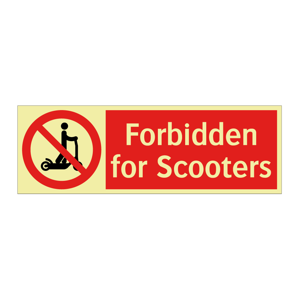 Forbidden for Scooters